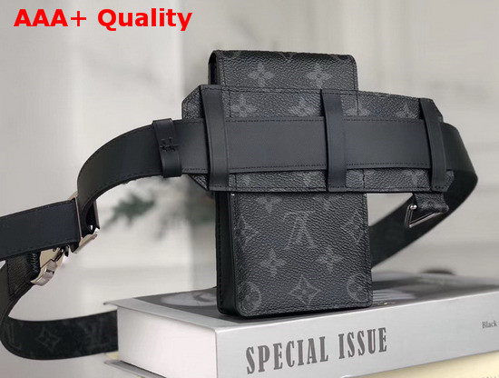 Louis Vuitton Utility 35mm Belt Monogram Eclipse Canvas M0235U Replica