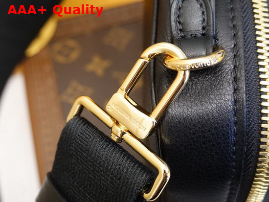 Louis Vuitton Utility Crossbody Bag Black Calfskin Leather M80450 Replica