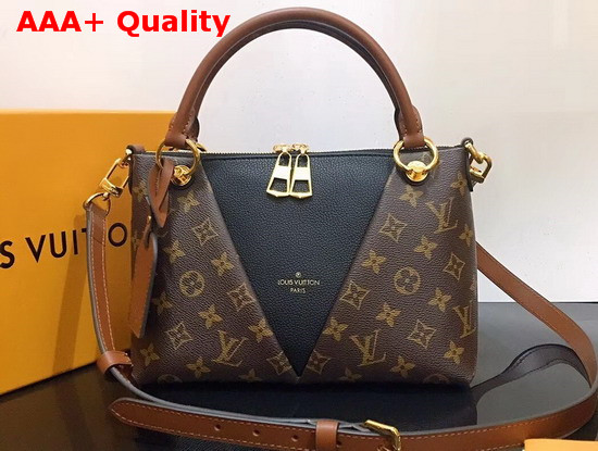 Louis Vuitton V Tote BB Monogram Black M43976 Replica