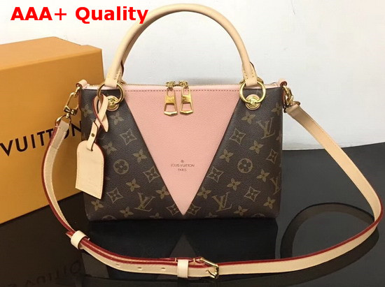 Louis Vuitton V Tote BB Monogram Rose Poudre Pink M43967 Replica