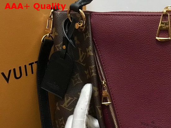 Louis Vuitton V Tote MM Monogram Bordeaux M43949 Replica