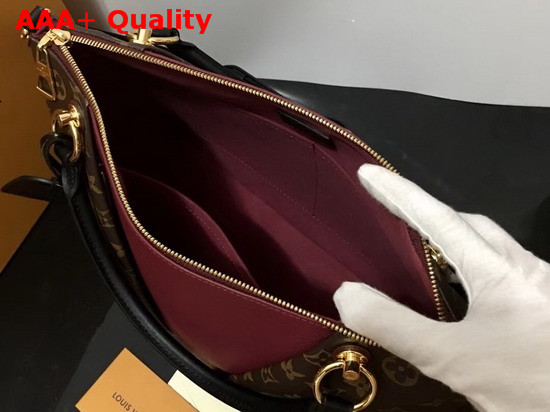 Louis Vuitton V Tote MM Monogram Bordeaux M43949 Replica