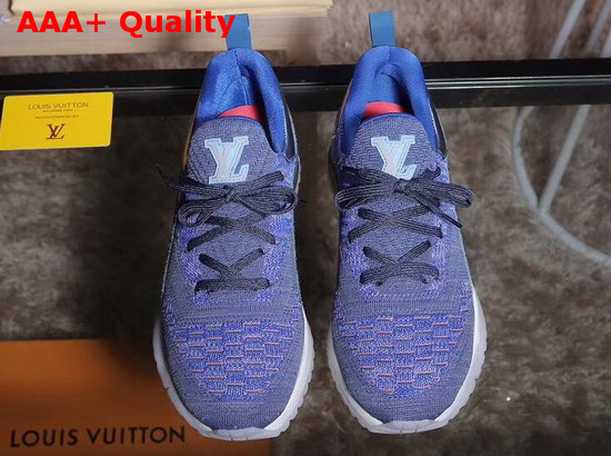 Louis Vuitton VNR Sneaker Blue Knit and Tape 1A3UIF Replica