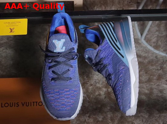 Louis Vuitton VNR Sneaker Blue Knit and Tape 1A3UIF Replica