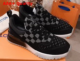 Louis Vuitton VNR Sneaker in Black Damier Knit Replica