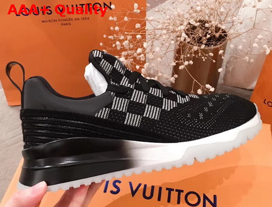 Louis Vuitton VNR Sneaker in Black Damier Knit Replica