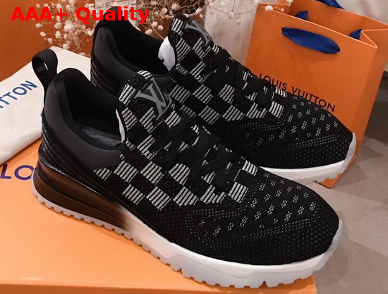 Louis Vuitton VNR Sneaker in Black Damier Knit Replica