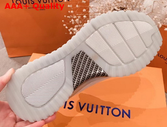 Louis Vuitton VNR Sneaker in White Damier Knit Replica