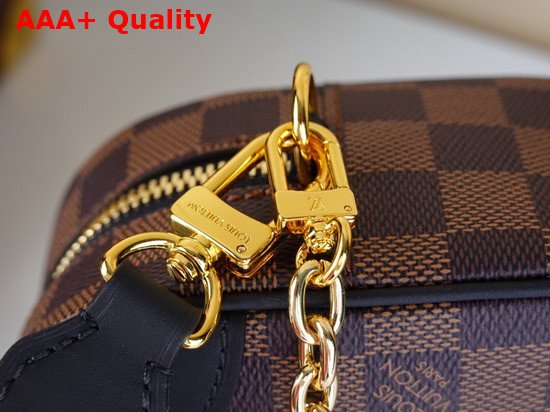 Louis Vuitton Valisette Souple BB Handbag Black Damier Ebene Coated Canvas N50063 Replica