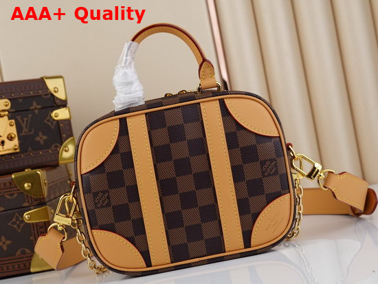 Louis Vuitton Valisette Souple BB Natural Damier Ebene Canvas N50065 Replica