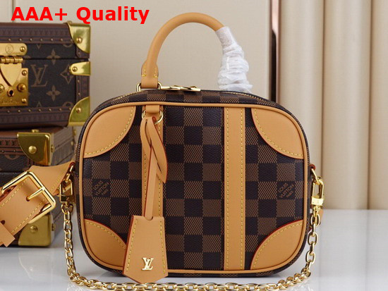 Louis Vuitton Valisette Souple BB Natural Damier Ebene Canvas N50065 Replica