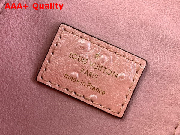 Louis Vuitton Vanity Chain Pouch in Pink Glaze Ostrich Leather N85820 Replica