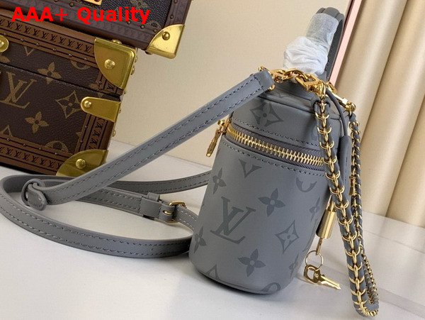 Louis Vuitton Vanity Chain Pouch in Trianon Gray Calfskin Leather M12427 Replica