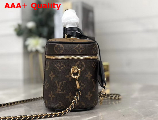 Louis Vuitton Vanity PM Monogram and Monogram Reverse Coated Canvas Calfskin Leather Trim M45165 Replica