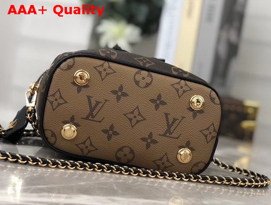 Louis Vuitton Vanity PM Monogram and Monogram Reverse Coated Canvas Calfskin Leather Trim M45165 Replica