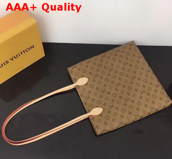 Louis Vuitton Vertical Cabas in Monogram Reverse Canvas Replica