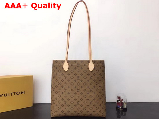 Louis Vuitton Vertical Cabas in Monogram Reverse Canvas Replica