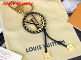 Louis Vuitton Very Bag Charm and Key Holder Gold and Black M63082 Replica