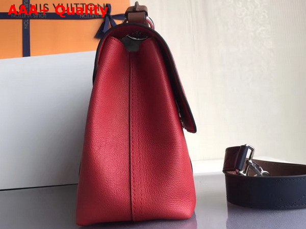 Louis Vuitton Very One Handle Rubis Cuir Plume and Cuir Ecume Cowhide Leathers Exterior M42905 Replica