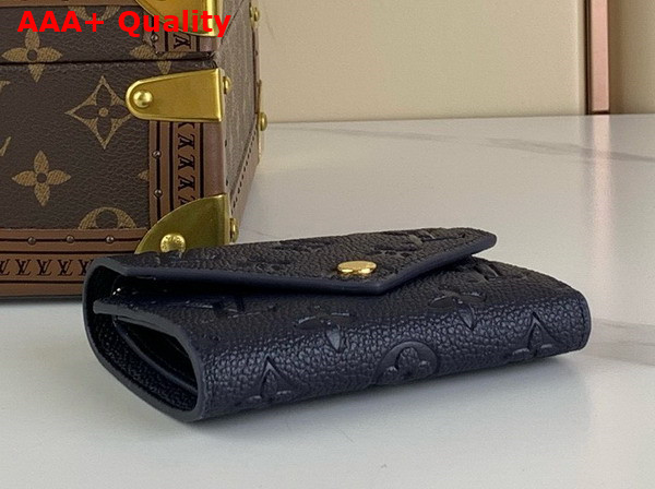 Louis Vuitton Victorine Wallet in Navy Blue Monogram Empreinte Leather M83590 Replica