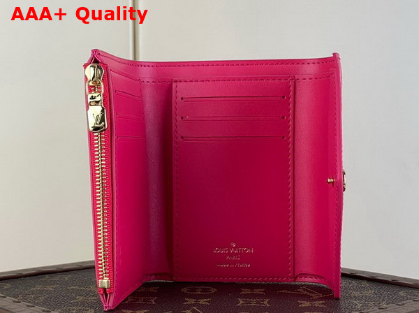 Louis Vuitton Victorine Wallet in Pink Monogram Embossed Calf Leather M82234 Replica