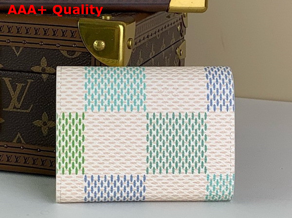 Louis Vuitton Victorine Wallet in Pistachio Green Damier Coated Canvas N40750 Replica