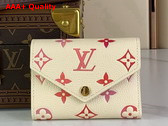 Louis Vuitton Victorine Wallet in Sunrise Aquarelle Monogram Empreinte Leather M83507 Replica