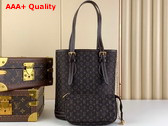 Louis Vuitton Vintage Bucket Bag in Brown Monogram Jacquard Canvas Replica