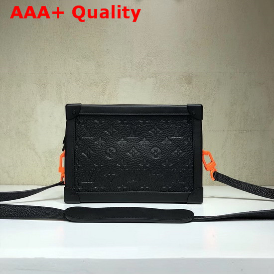 Louis Vuitton Virgil Abloh Box Bag in Black Monogram Empreinte Leather Replica