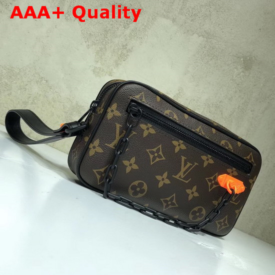 Louis Vuitton Virgil Abloh Chain Clutch Monogram Canvas Replica