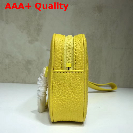 Louis Vuitton Virgil Abloh Chain Clutch in Yellow Monogram Empreinte Leather Replica