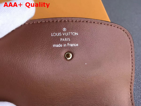 Louis Vuitton Vivienne LV Compact Wallet Khaki Taurillon Leather Replica