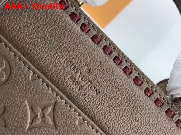 Louis Vuitton Vosges MM Monogram Empreinte Taupe Glace M43739 Replica