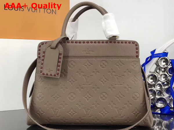 Louis Vuitton Vosges MM Monogram Empreinte Taupe Glace M43739 Replica