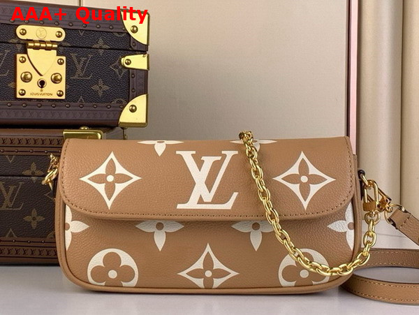 Louis Vuitton Wallet On Chain Ivy Arizona Cream Monogram Empreinte Leather M12758 Replica