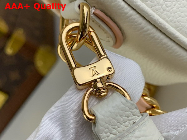 Louis Vuitton Wallet On Chain Ivy Bicolor Monogram Empreinte Leather Latte White Chamallow Pink M83026 Replica