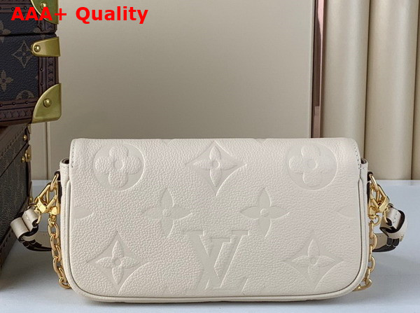 Louis Vuitton Wallet On Chain Ivy Cream Monogram Empreinte Leather M82210 Replica