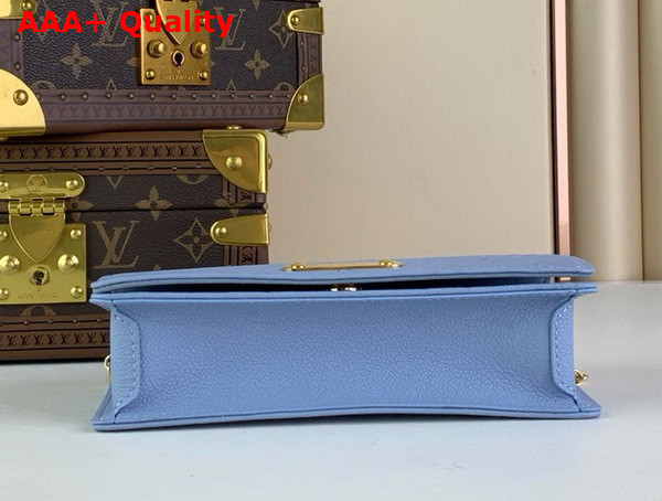 Louis Vuitton Wallet On Chain Lily Blue Hour Monogram Empreinte Leather M83233 Replica