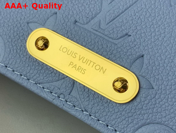 Louis Vuitton Wallet On Chain Lily Blue Hour Monogram Empreinte Leather M83233 Replica