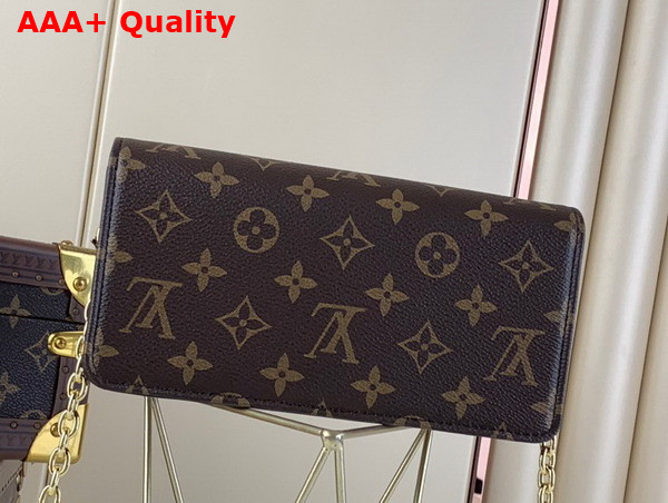 Louis Vuitton Wallet On Chain Lily Monogram Canvas M82509 Replica