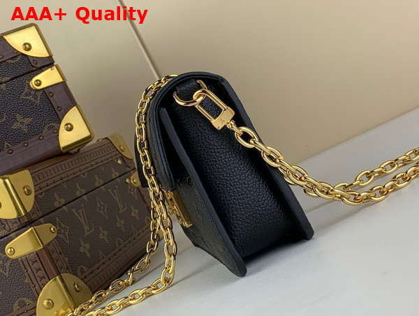 Louis Vuitton Wallet On Chain Metis in Black Monogram Empreinte Leather M82637 Replica