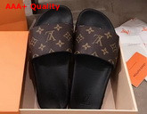 Louis Vuitton Waterfront Mule Monogram Rubber 1A3PSB Replica