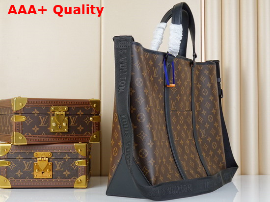 Louis Vuitton Week End Tote GM Monogram Macassar Coated Canvas M45733 Replica