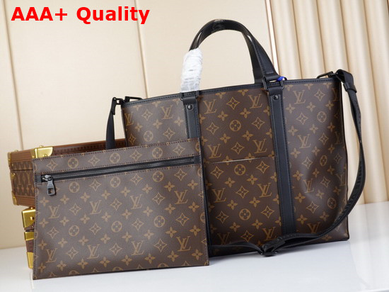 Louis Vuitton Week End Tote PM Monogram Macassar Canvas M45734 Replica