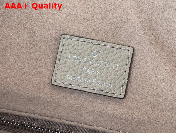 Louis Vuitton Why Knot MM Handbag in Galet Beige Perforated Mahina Calf Leather M20787 Replica