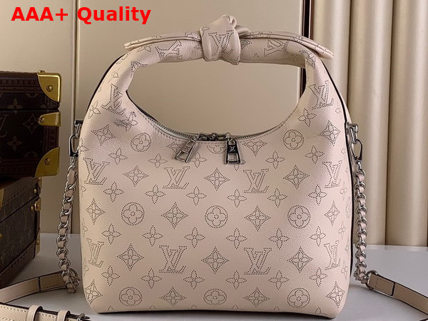 Louis Vuitton Why Knot PM Creme Perforated Mahina Calf Leather M20700 Replica