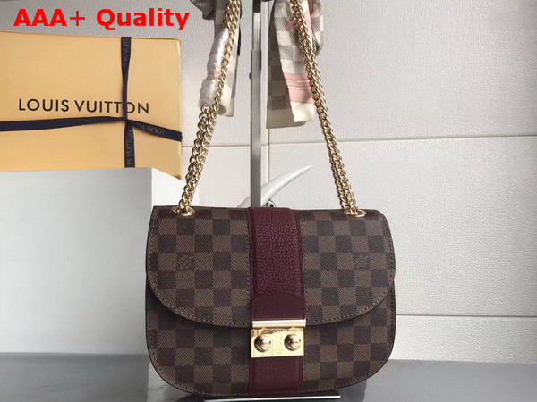 Louis Vuitton Wight Damier Ebene Canvas N64420 Bordeaux Replica