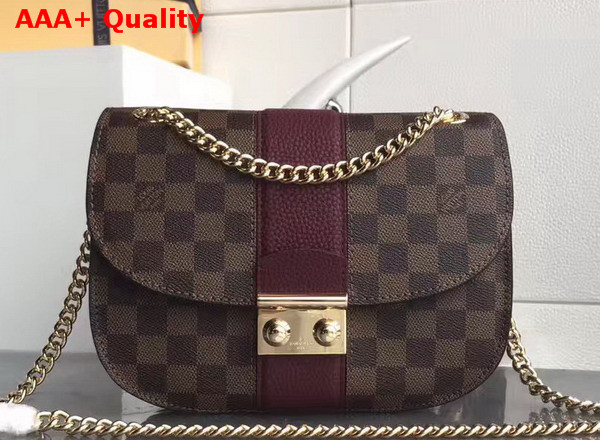 Louis Vuitton Wight Damier Ebene Canvas N64420 Bordeaux Replica