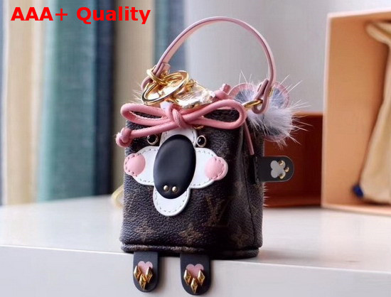 Louis Vuitton Wild Puppet Neonoe Koala Bag Charm and Key Holder M67397 Replica