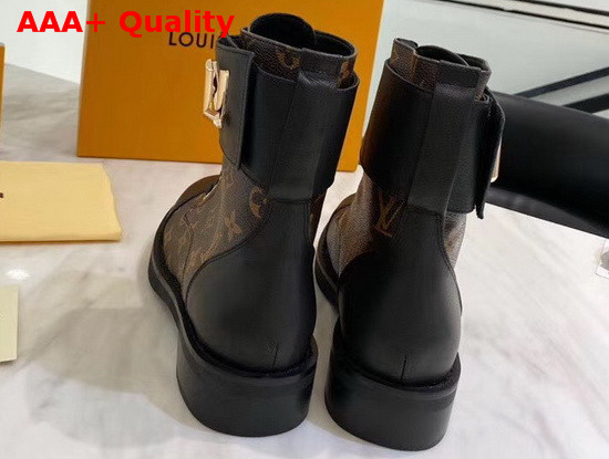 Louis Vuitton Wonderland Flat Ranger Patent Monogram Canvas and Black Calf Leather Trim 1A2JCT Replica